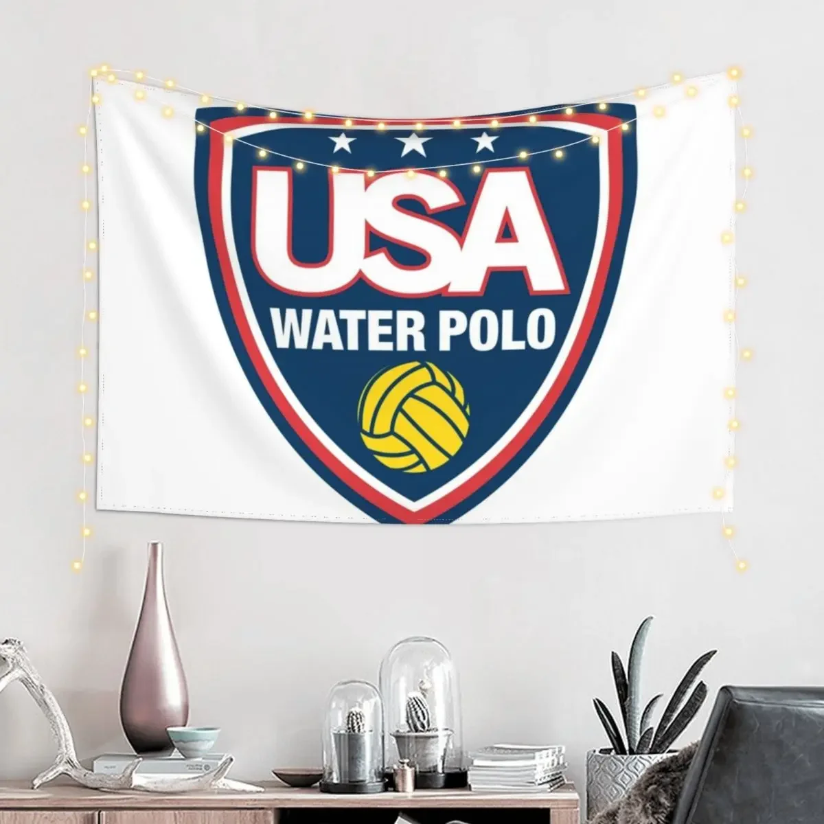 USA Water Polo Tapestry Outdoor Decor Anime Decor Bedroom Decor Aesthetic Tapestry