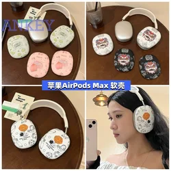 Case for Apple AirPods Max Protective Cute Cartoon Covers Bluetooth Earphone Shell Headphone Portable