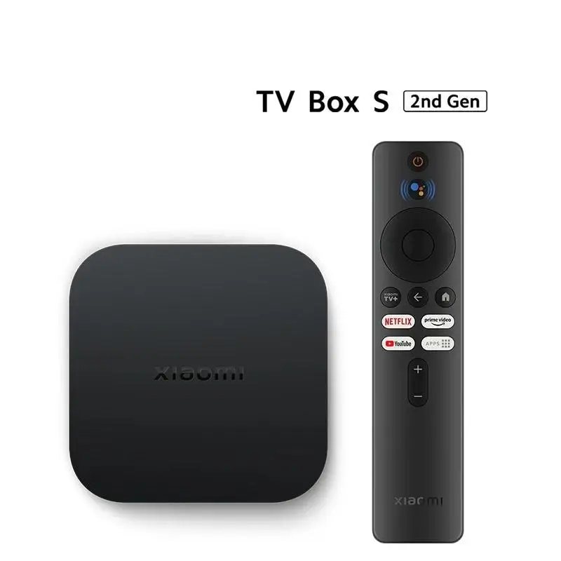 New Global Version TV Box S 2nd Gen 4K Ultra HD BT5.2 2GB 8GB Google TV Google Assistant Smart TV Box