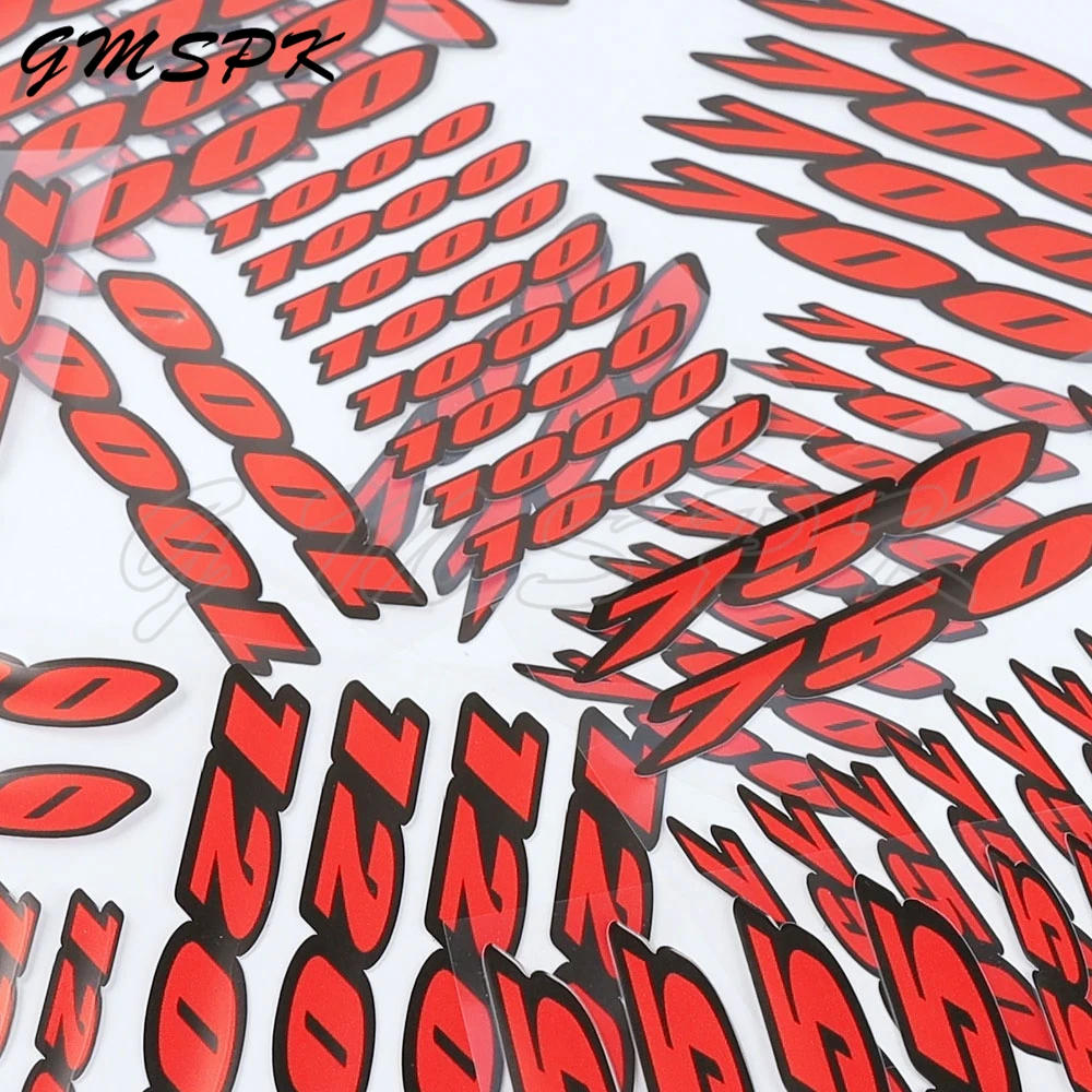 يصلح ل R1200GS R1200RT دوكاتي الوحش سوزوكي GSF بانديت كاواساكي هوندا عدد 1200 هدية الخلفية القلنسوة الشارات خزان ملصقات جانبية