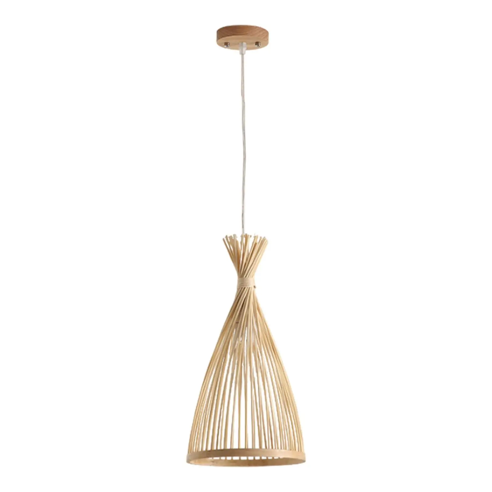 Lampshade Light Shade Elegant E27 Bamboo Lampshade for Restaurant Living Room