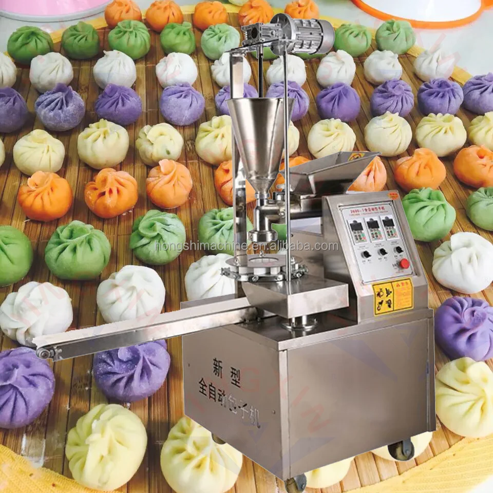 

Good Quality Automatic Momo Dumpling Maker Stuffing Bun Bao Baozi Making Machine