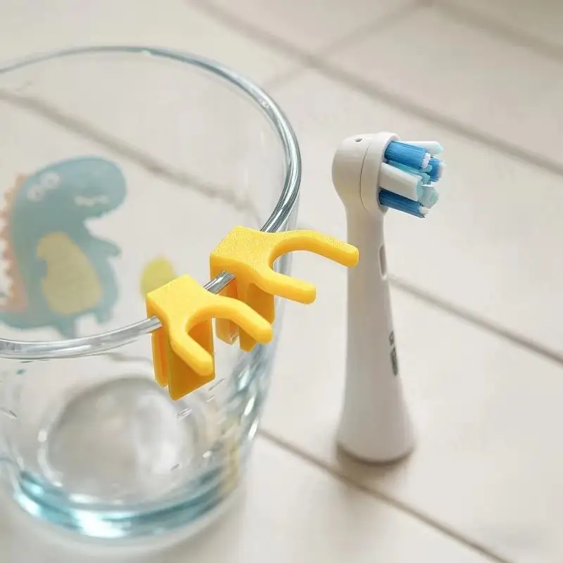Electric Toothbrush Head Holder Colorful Non-slip Plastic Drying Storage Rack Space Saving for Home Use