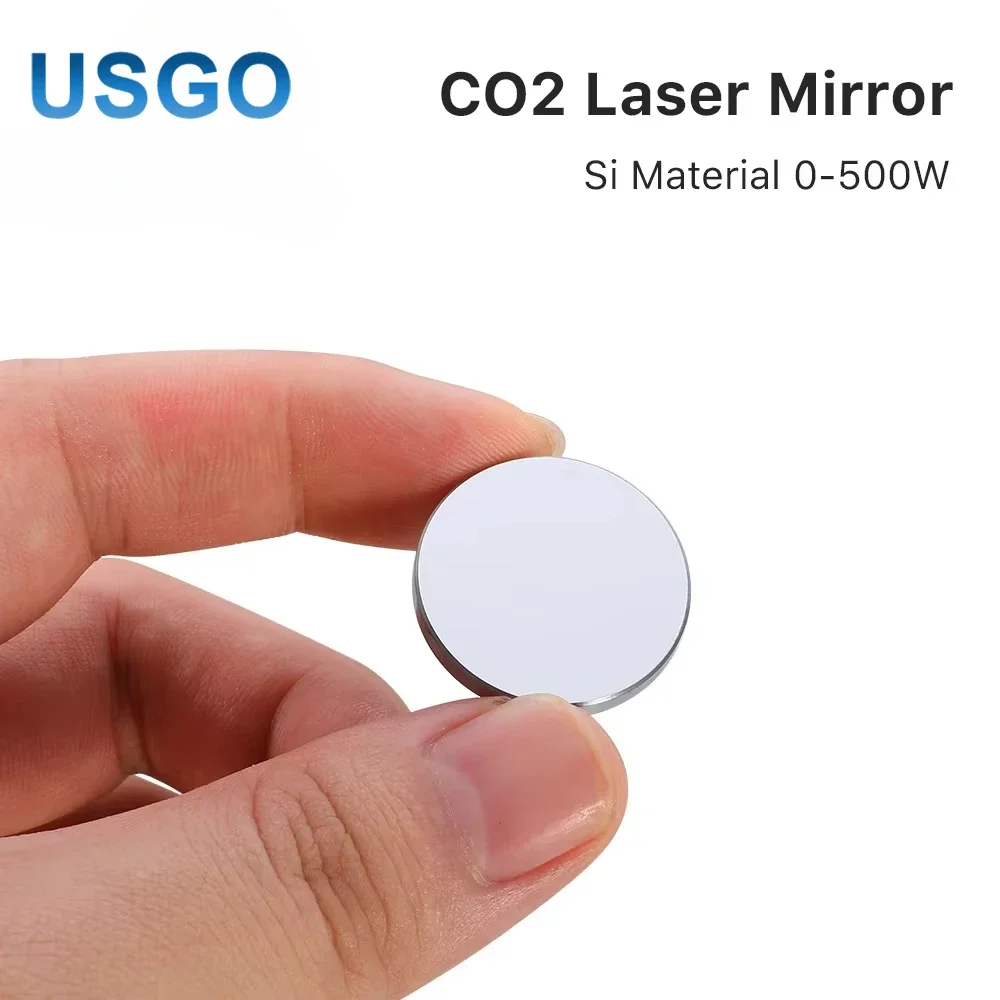 USGO Co2 Laser Si Reflective Mirrors Lens Refiectivity Black-Coating Reflector Lens for CO2  Laser Engraver