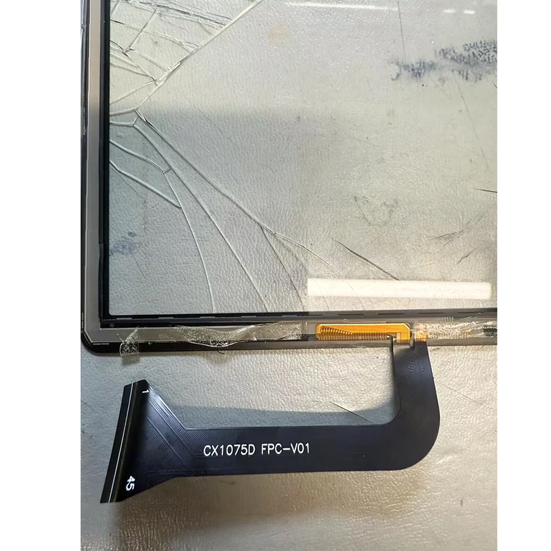 جديد 10.1 بوصة CX1075D FPC-V01 اللوحي الخارجية بالسعة محول الأرقام بشاشة تعمل بلمس لوحة قطعة بديلة لمستشعر فابلت اللمس المتعدد