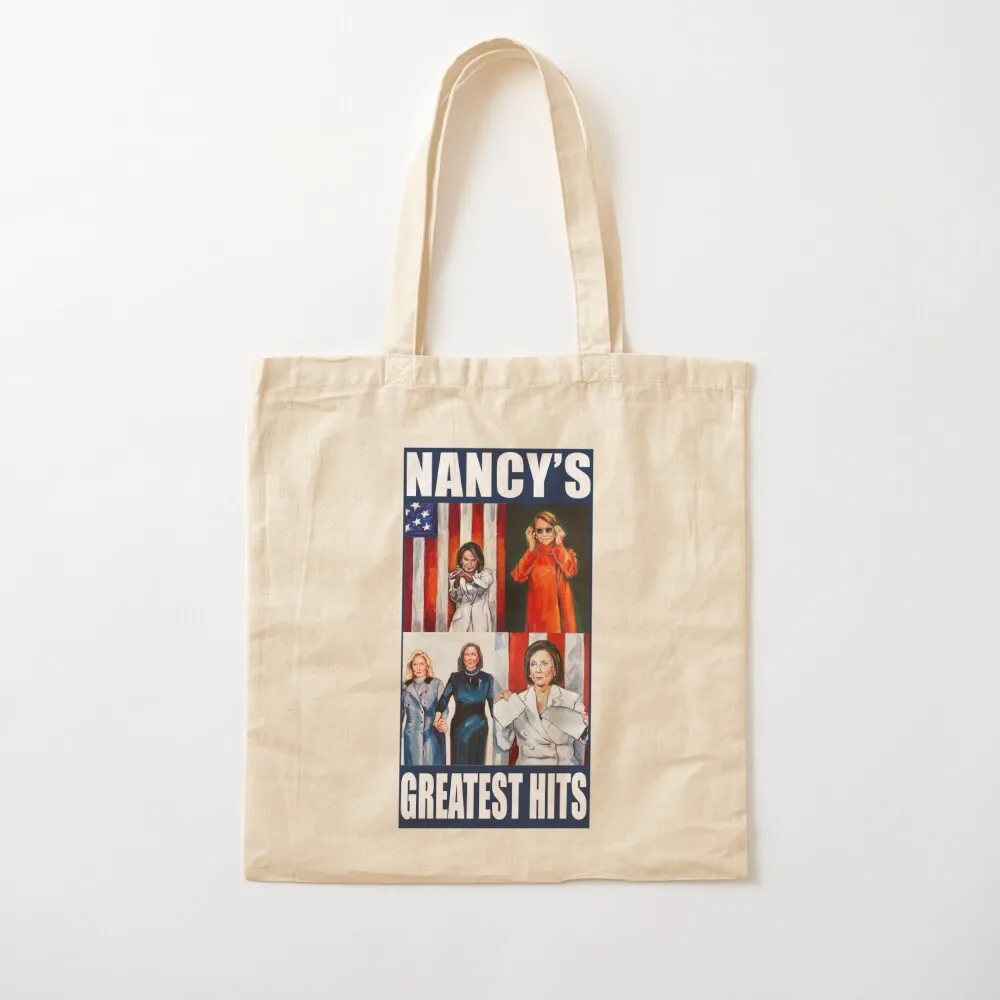 Speaker Pelosi’s Greatest Hits Tote Bag female bag free delivery bags Cloth bags canvas tote bags