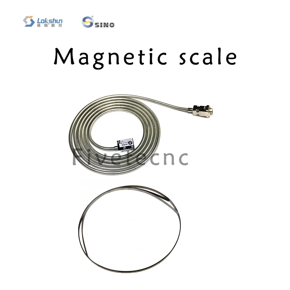 High Precision SINO Magnetic Scale Sensor 5um 200mm -1500mm Reading Length Linear Encoder for Lathe Woodwork Stone Mini Machines