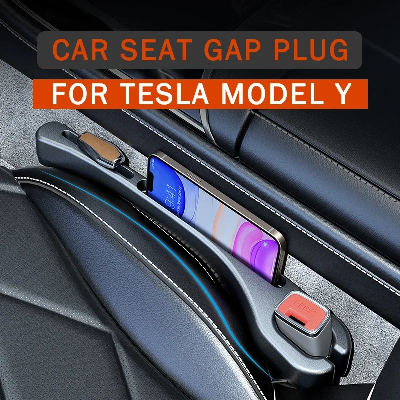 Car Seat Gap Filler Side Seam Plug Strip Leak-proof Filling Strip Interior Decoration for Tesla/BMW/MERCEDES Assessories