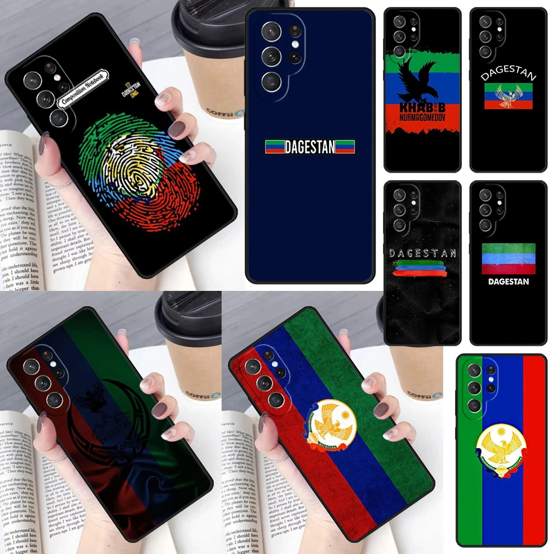 Dagestan Flag Coat Of Arms Phone Case for Samsung Galaxy S26 Ultra S25 S24 S23 S22 S21 S20 Note10 Plus FE Cover Luxury