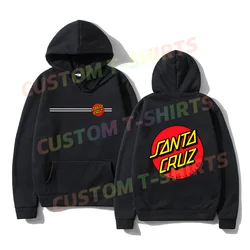 2024 Oversized Essential Men Santas Classic Dot Hoodies Women Thermal Sportswear Cruz Long Sleeves Unisex S-3XL