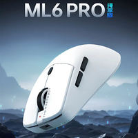 THUNDEROBOT Ml6 Pro Pure Enjoyment Edition Mouse Wireless 3 Mode Paw3311 Lightweight Customize Esports Game Computer Accessories