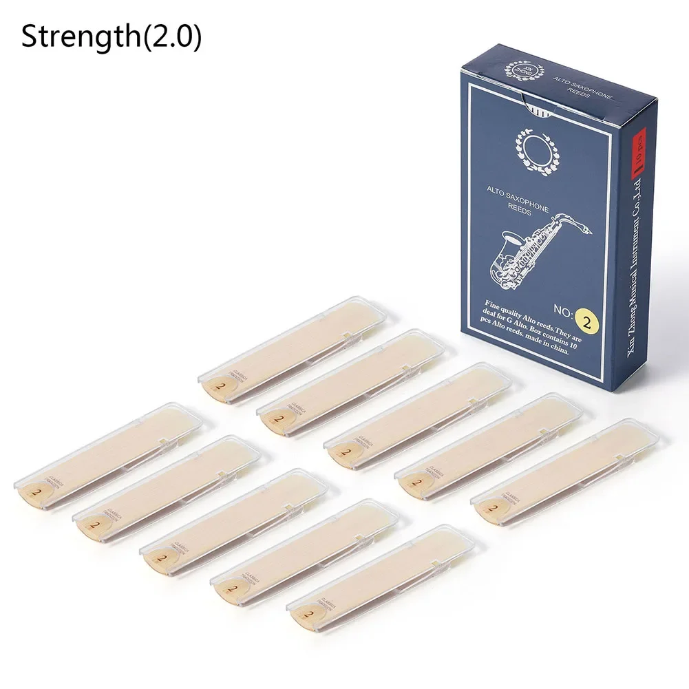 Pack Of 10 Full Size Alto Saxophone Reeds Strengths 1 0 3 5 For For WOODWIND Featuring Natural Air Drying And Consistent Sound