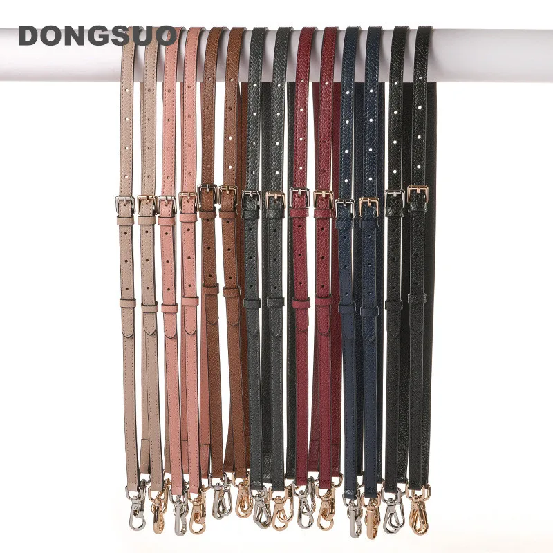 Genuine leather Replacement bag strap Adjustable strap crossbody guitar shoulder bag belt Togo leather 12mm