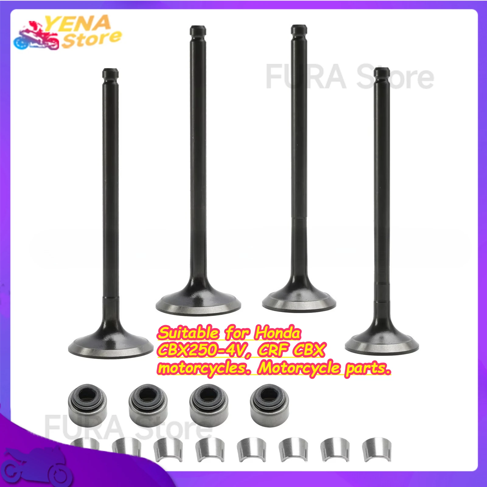 

Motorcycle valve oil seal. Suitable for Honda CBX250-4V, CRF CBX motorcycles. Motorcycle parts.