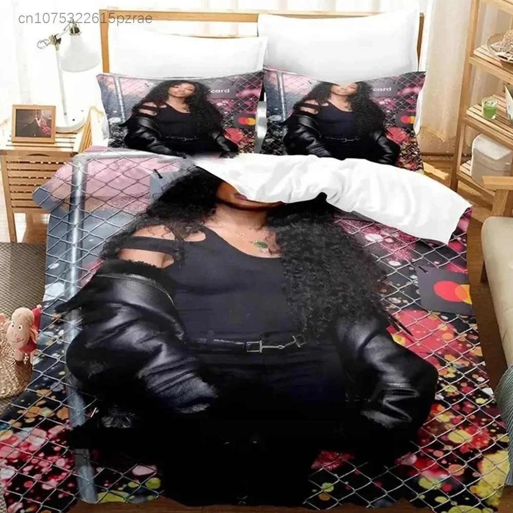 New 3D Print Single SZA Bedding Set For Bedroom Soft Modern Bedspreads Comefortable Kids Duvet Cover Quilt Cover And Pillowcase