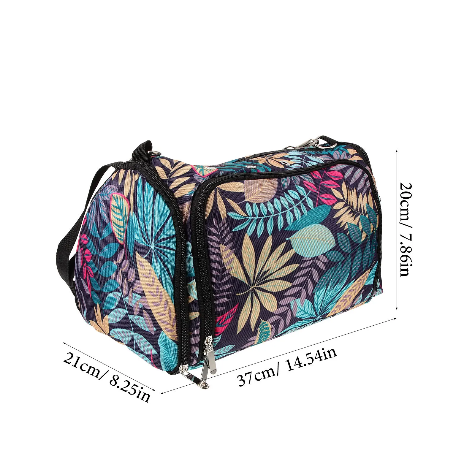 Crochet Bag Organizer Waterproof Oxford Material Lightweight Travel Sewing Case for Knitting Needles Yarn Accessories Storage