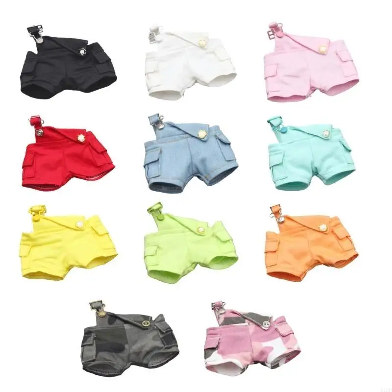 Modieuze pluche poppen overalls poppen dressing -up kleding voor anime figuur