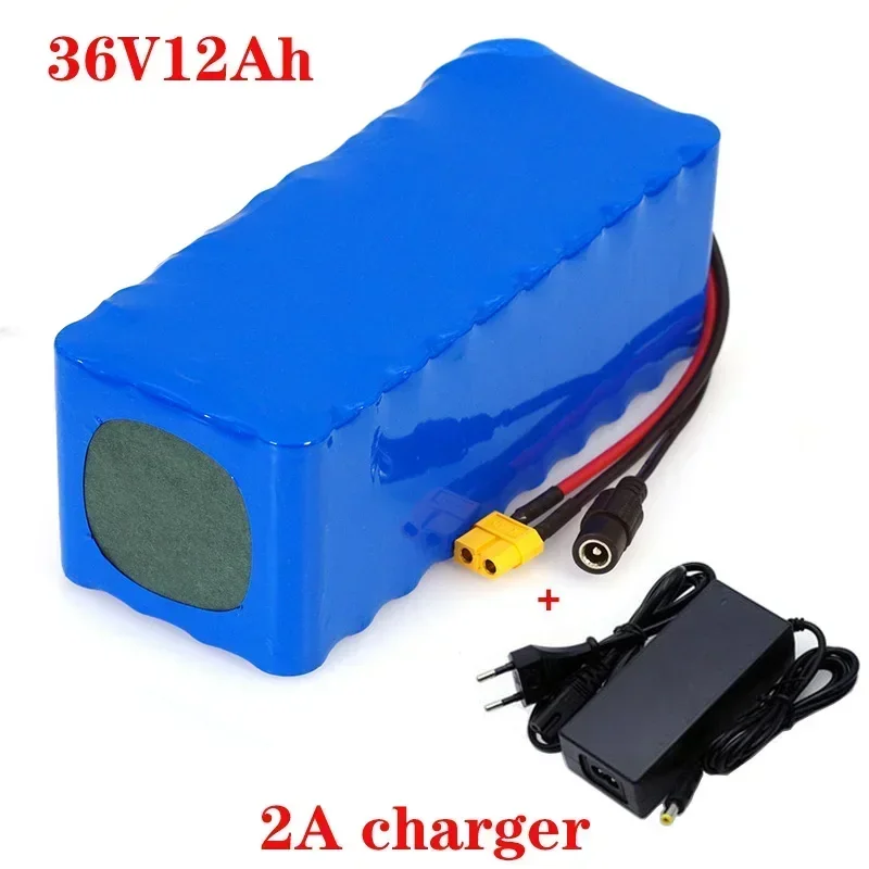 Batterie articulation Ion 36V12Ah 18650, 42V 10S4P, haute puissance, compte à 60 prises, balance voiture, moto, vélo électrique, scooter, BMS + chargeur de pipeline