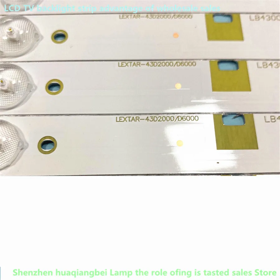 FOR led backlight strip lamp for chan ghong 43inch 43N1 43U1 43U3C UD43D6000I CHGD43LB03-LED3030-V0.5