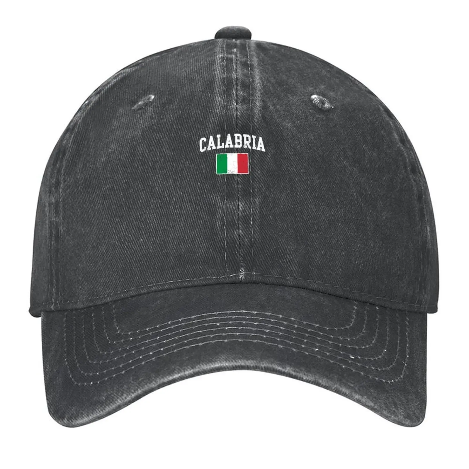 

Calabria Italy Flag Italia Italian Vintage Distressed Baseball Cap Funny hats designer cap Hat Man For The Sun Man Women's