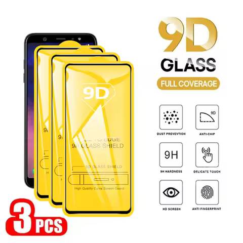 1-3Pcs 9D Screen Protector For Samsung S24 Ultra S23 S25 S22 Plus S21 S20 FE S10e Lite M52 M51 M32 M31S M30s M21 Tempered Glass