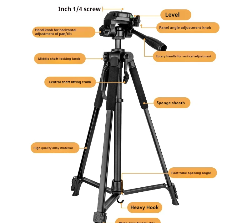 170 سنتيمتر رشاقته الصلب 360T ترايبود للهاتف باد الهاتف المحمول حامل ثلاثي القوائم المهنية كربل للهاتف الخليوي مع جهاز التحكم عن بعد