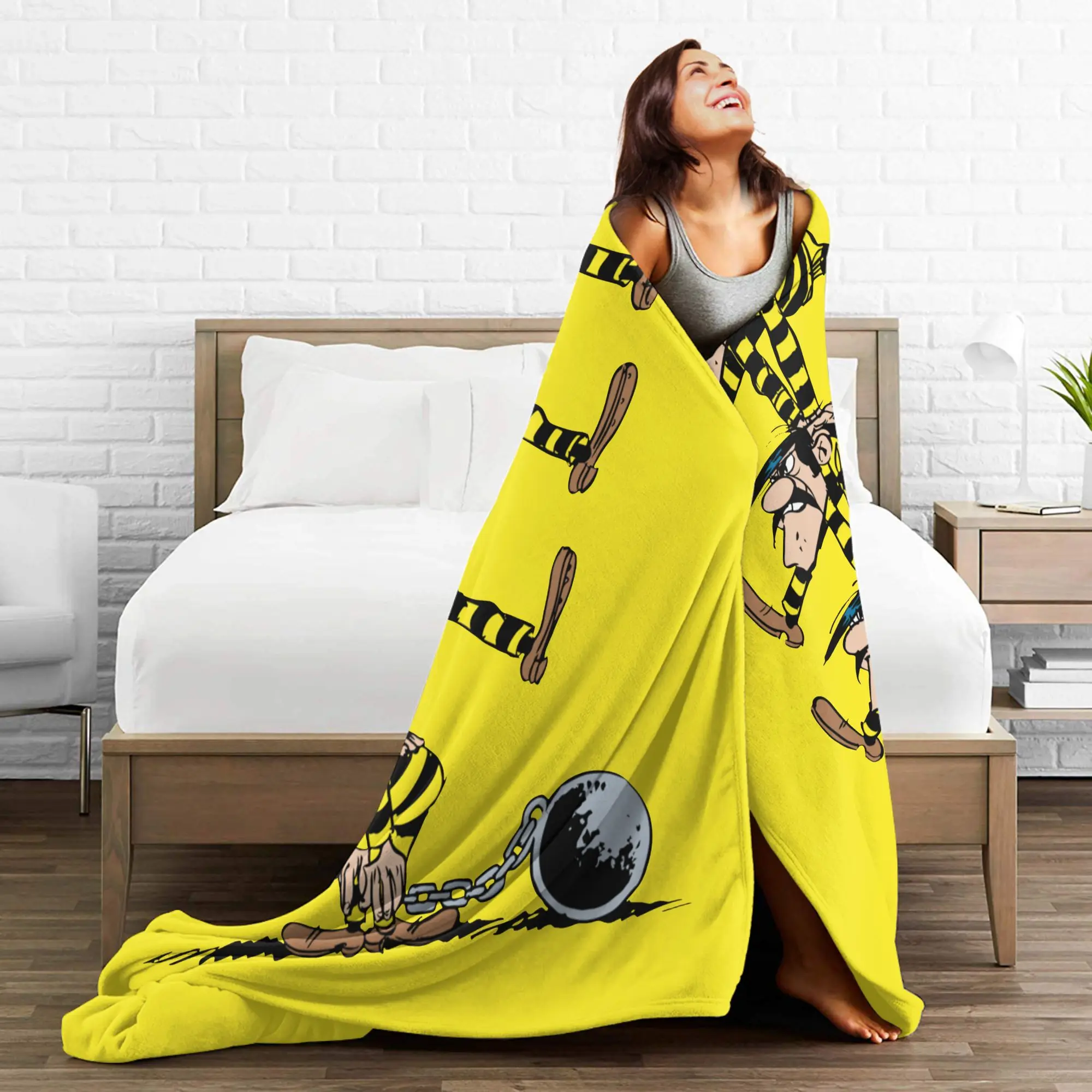 دالتون براذرز لاكي لوك بطانية الفانيلا النسيج ديكور متعدد الوظائف الدافئة رمي البطانيات لحاف الأريكة السرير