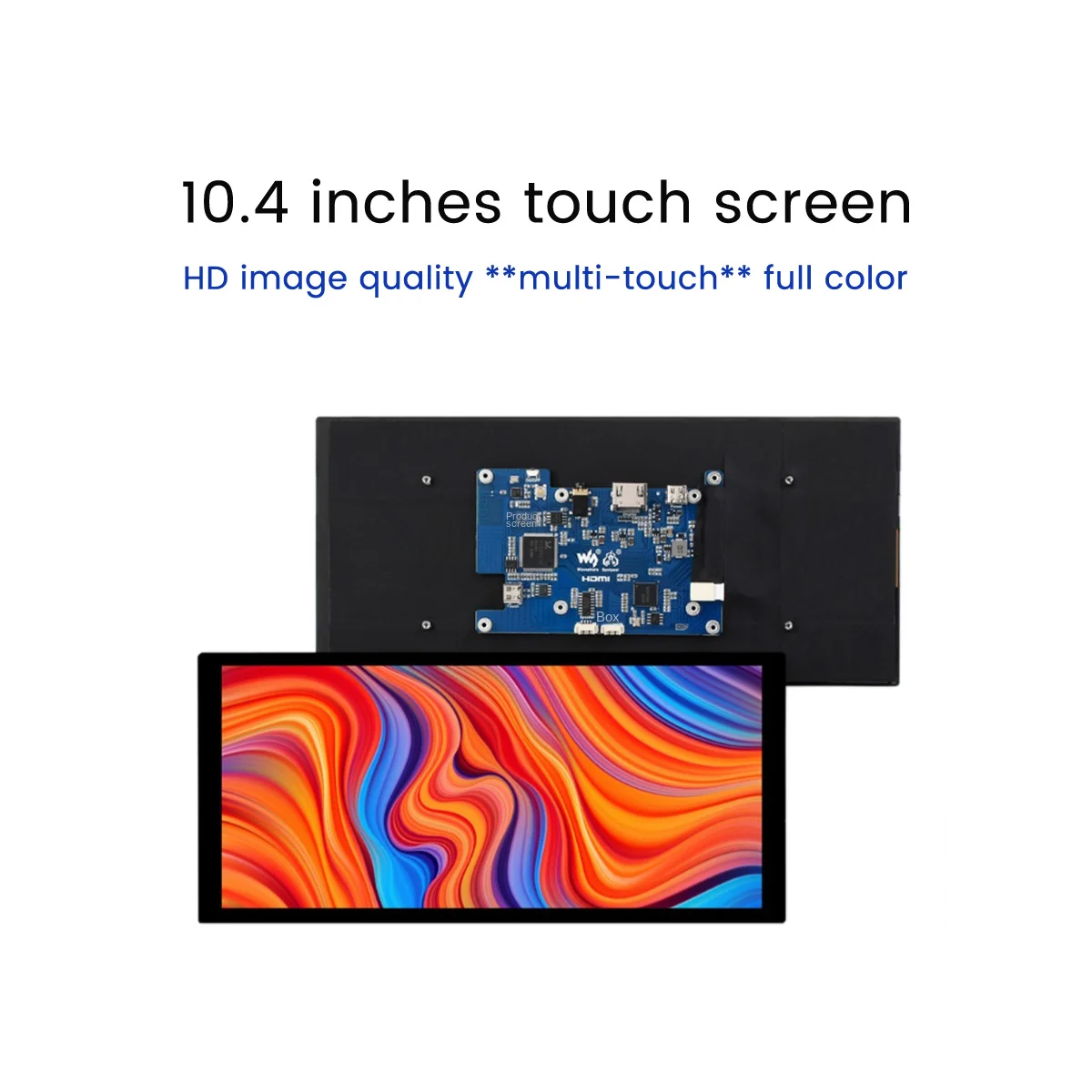 Imagem -05 - Qled Touch Screen para Raspberry pi Monitor de Computador Monitor hd Plug Eua Ips Capacitivo 10 Polegada 1600x720