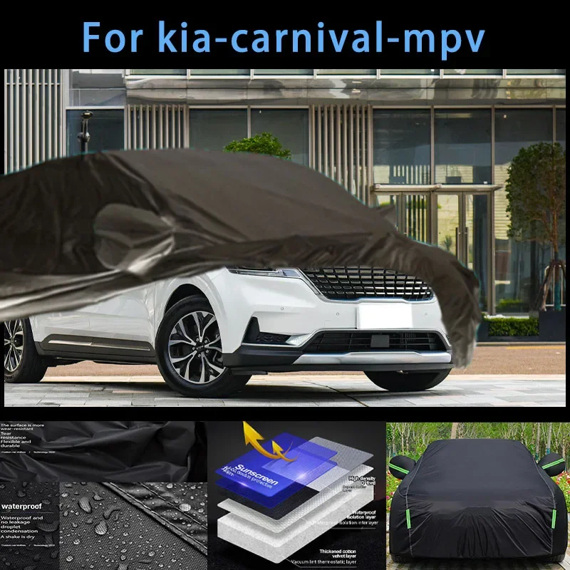 

For kia-carnival-mpv Outdoor Protection Full Car Covers Snow Cover Sunshade Waterproof Dustproof Exterior Car accessories