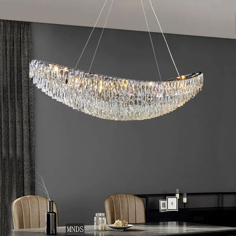 مطعم الثريا الإيطالية الخفيفة الراقية مصمم الغلاف الجوي غرفة الطعام الإبداعية مطعم جديد