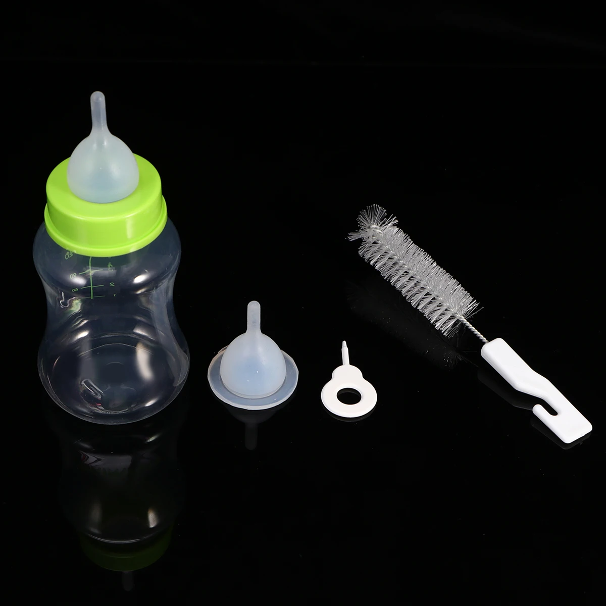 

Silicone Pet Feeding Bottles High Capacity Wide Caliber Durable Fiber Easy Clean Nursing Dog Puppy Tableware Containers Lids Pet