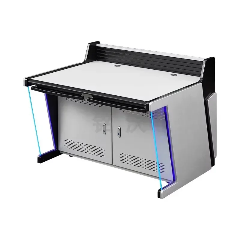 Monitoring console, computer room, command center, console, work table, thickened dual-connected triple-connected