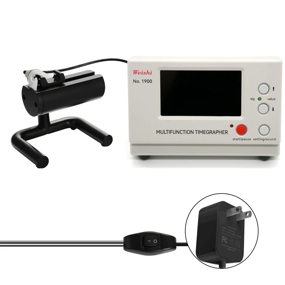Weishi NR. 1900 Timegrapher Mechanisch horloge Timing Tester Machine Multifunctionele automatische kalibratie Timer Machine