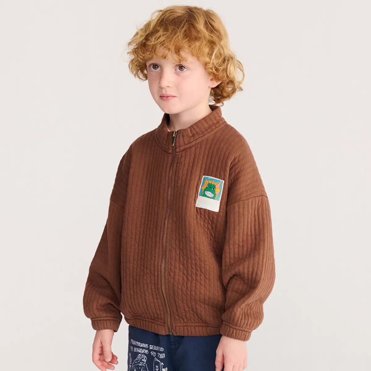 Kids Sweatshirt Pants Set 2026 Winter Cute Fleece Thickened Boys Sweatshirt Cotton Warm Girls Coat Reversible Wear Cotton Clothe