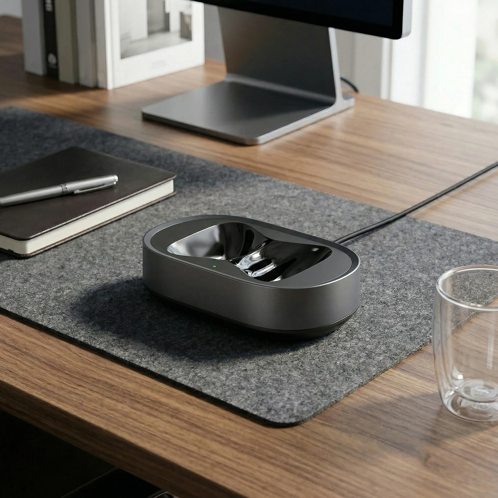 

Magnetic Headset Charger Dock Fit for AirPods Max Headphones Accessories Desktop Headset Holder USB-C with Dual Connectors