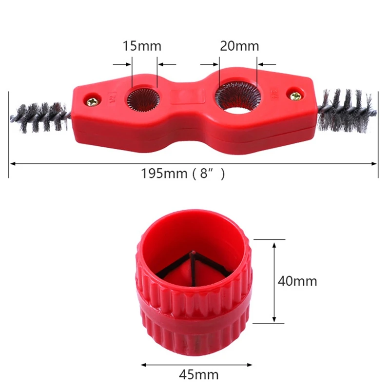 銅パイプクリーナーとリーマーセット,4 in 1,パイプクリーナー,テストおよび実績