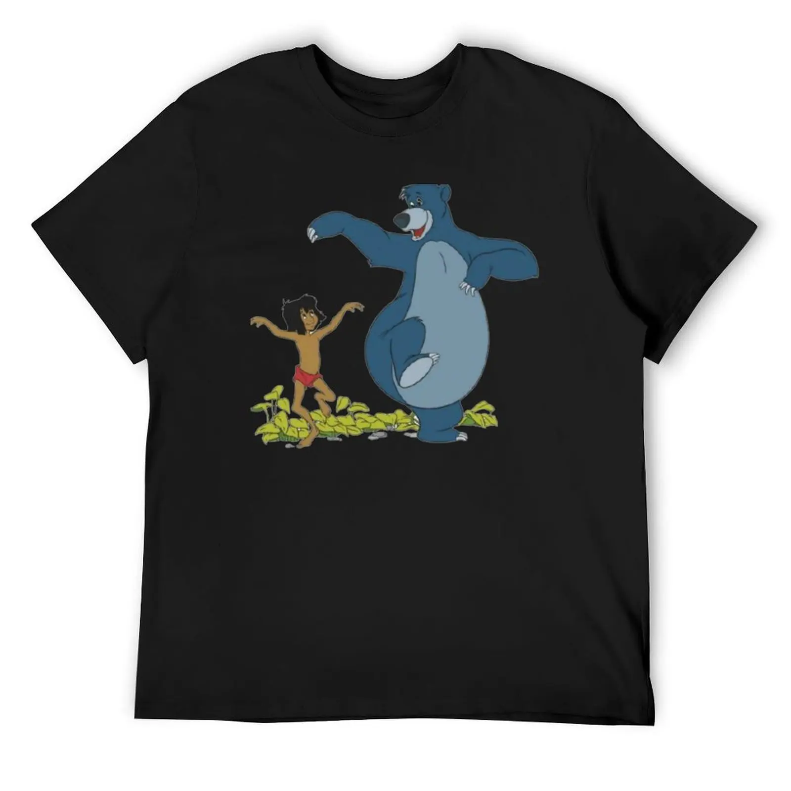 Mogli und Balu T-Shirt anime t shirts quick-drying graphic t shirt vintage tees men t shirt