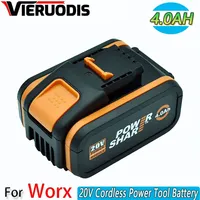 for worx 20V 4.0Ah Lithium battery Rechargeable WA3553 WA3551 WA3553.1 WA3570 for All WORX Electric and Garden Tools