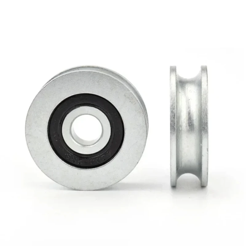 Ruota di rotolamento con scanalatura a U per puleggia con cuscinetto a intaglio 10x40x12,5 mm