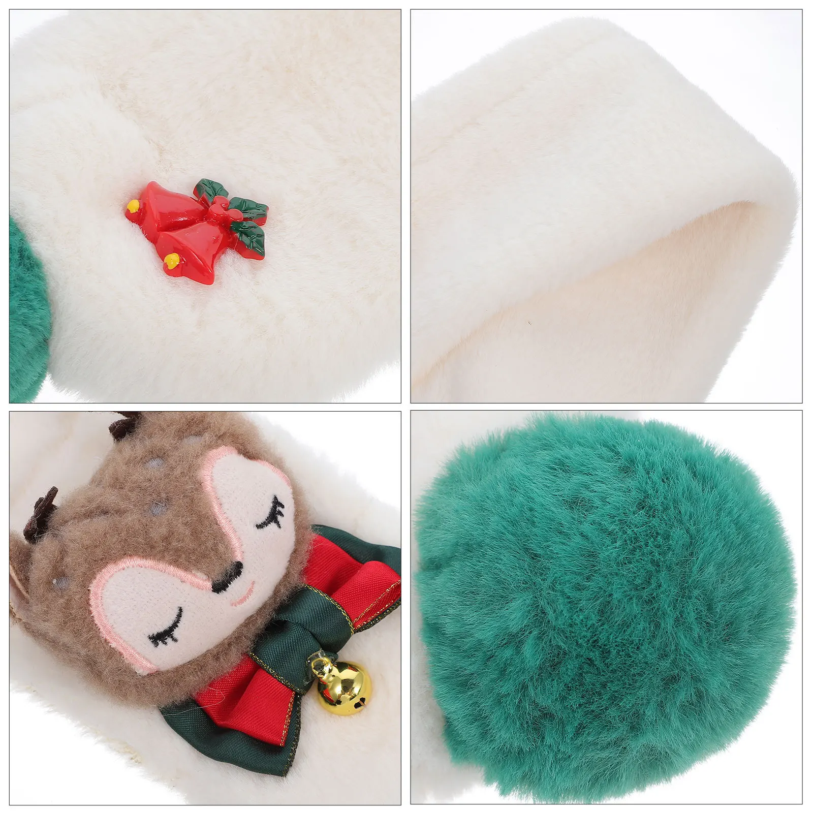 

1Pcs Lovely Scarf Premium Polyester Christmas Scarf Great for Skiing Camping Riding and School Use