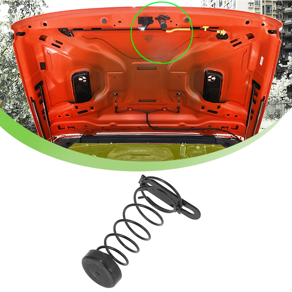 Capô do carro captura de segurança pop up corpo de mola elástica montagem única para jeep wrangler jk 2007-2018 2/4-portas acessórios exteriores