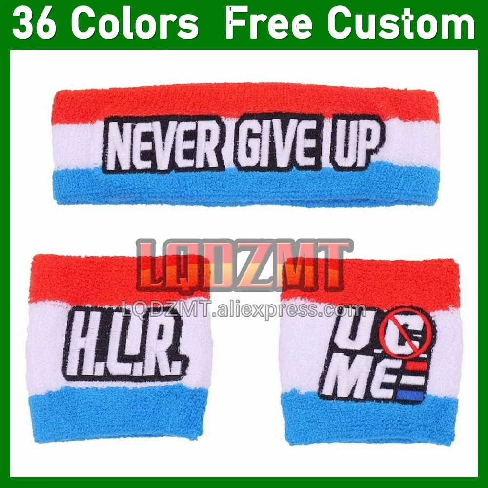 Custom Wrist Support Band Wristbands Sport Bracers Sweat Towel Cuff Tennis Wrist Guard Protector Strap Fitness Run Sweatband Gym