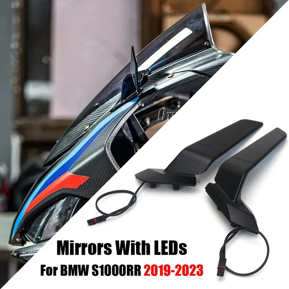 

1 Pair Motorcycle LED Turn Signal Mirrors 360° Rotatable For BMW S1000RR S1000 RR S 1000 RR s1000rr 2019 2020 2021 2022 2023