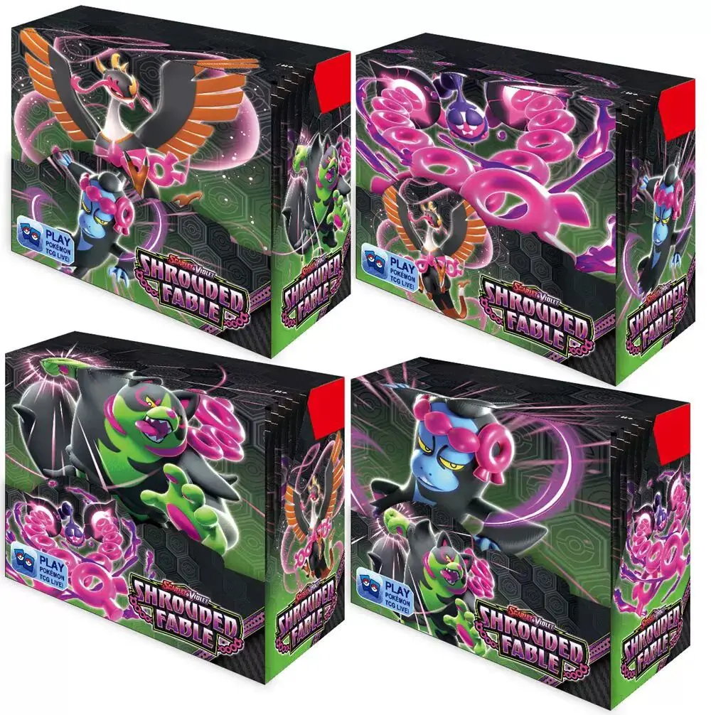 360 Stuks/Set Pokémon Kaarten Briljante Sterren Paldea Evolved Phantasmal FLAMES 151 MEGA EVOLUTION Engelse Booster Battle Transactie
