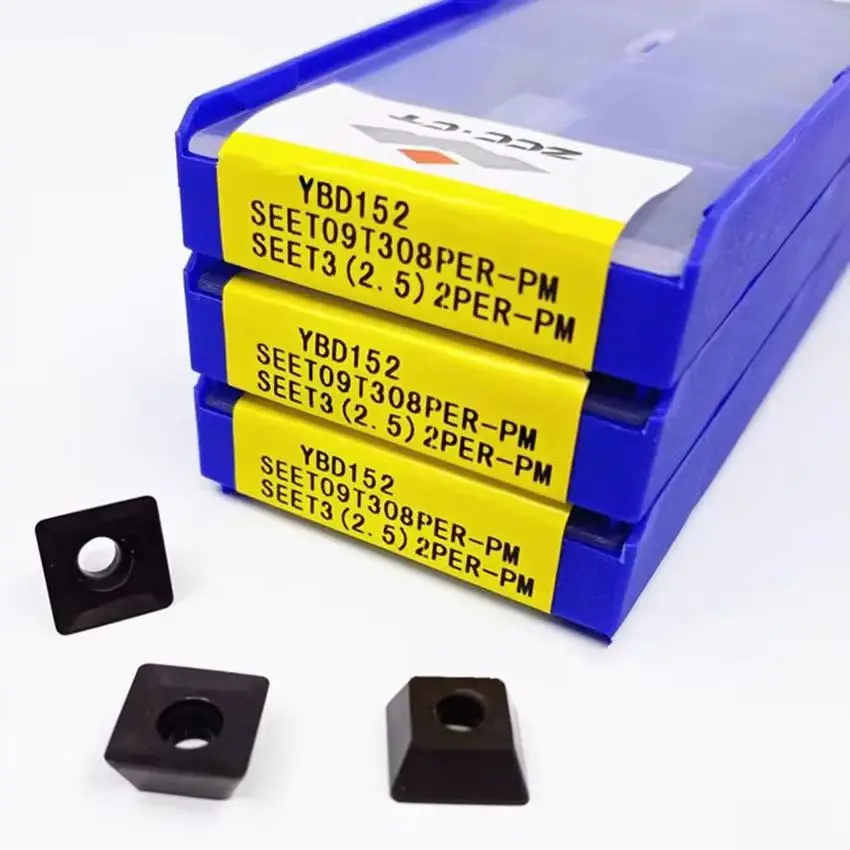 

SEET09T308PER-PM YBG202/SEET09T308PER-PM YBD152/SEET09T308PER-APM YB9320/SEET09T308PER-APM YBM351 ZCC.CT Твердосплавные пластины с ЧПУ