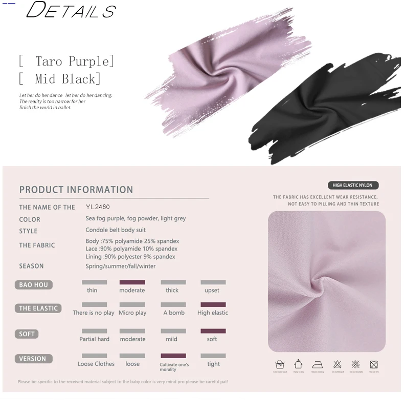 Sexy Weiß Ballett Trikot Für Frauen Erwachsene Elegante Neckholder Mesh Nähte Gymnastik Trikot Ballerina Tanz Kostüm – Detail 4