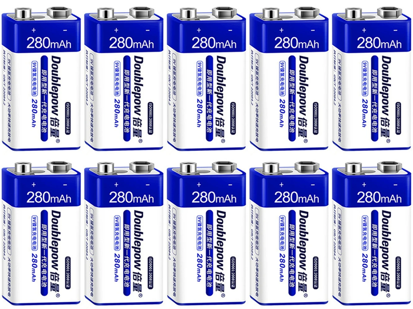 9V Battery 280Mah 6…