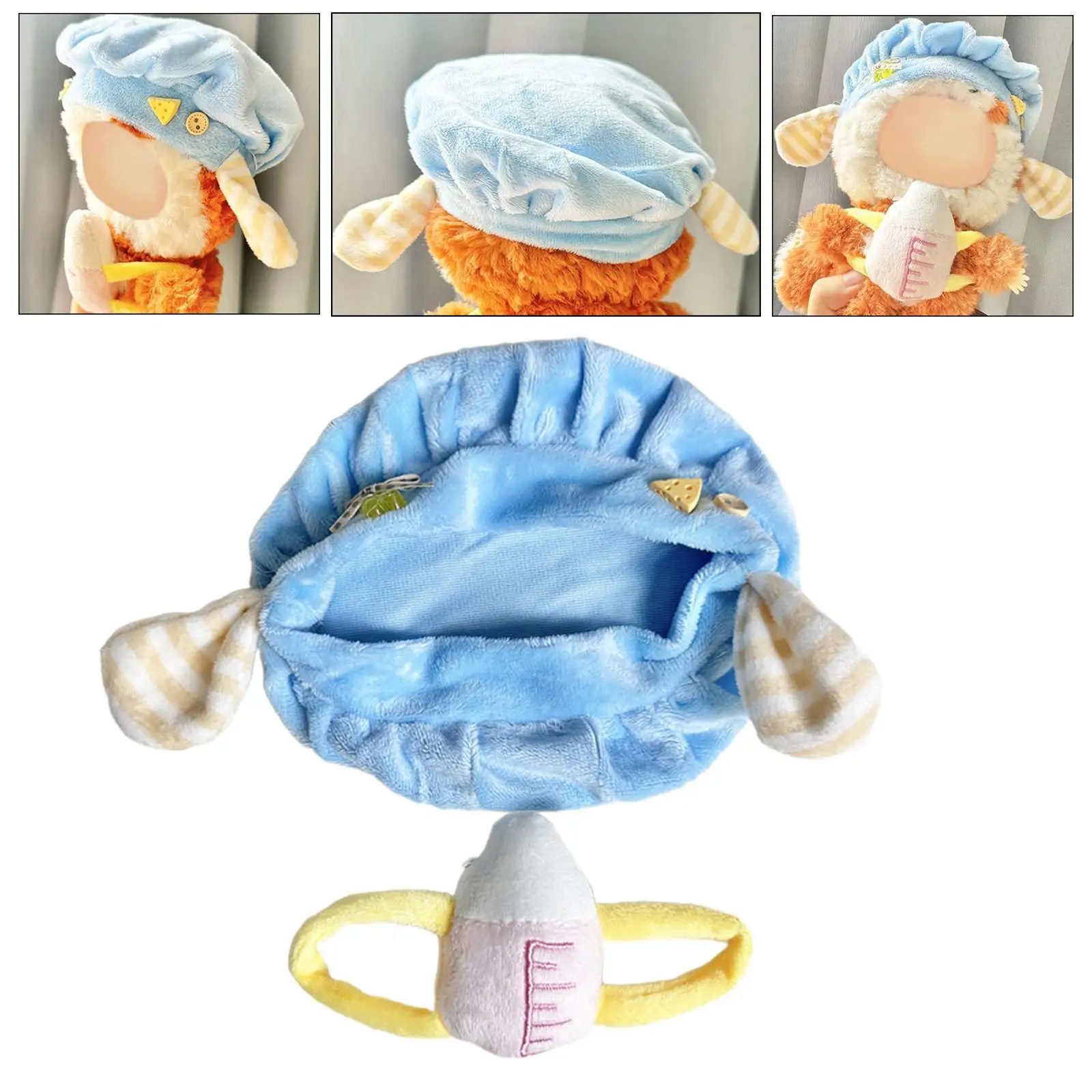 

Doll Hat Costume Accessory for 20cm Pendant Doll Fashion Doll Birthday Gifts