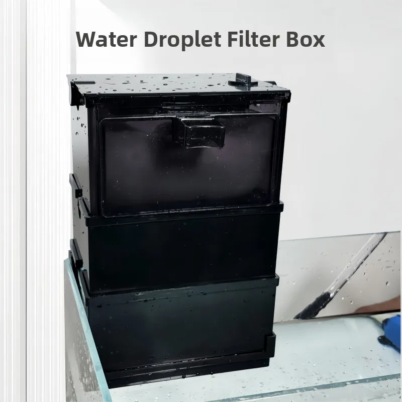 

Double-Layer Der Sle Fi Tank Filter Oxyger Pure Water Circulation Aquatic Plant wth Bedding Dry Wet Separation