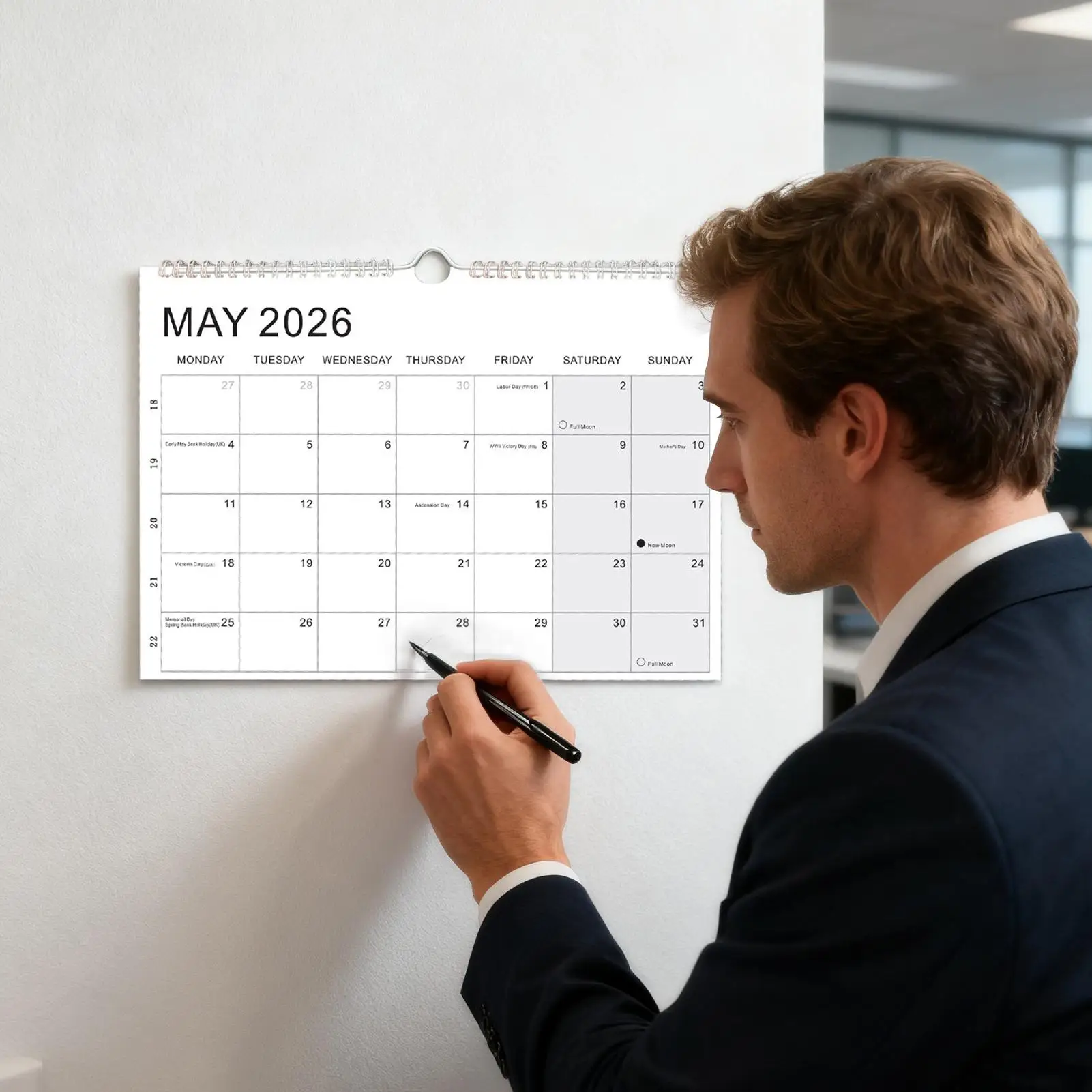 

Calendar 2026-2027 Teacher Supplies Calendar Planner 2026-2027 Wall For Home School Offices Classroom Meeting Room Studio